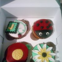 Mary Englebreit Cupcakes I found these wonderful cupcake boxes at Michael's for $1. I wish I'd bought the whole stock! These are my interpretation of the...