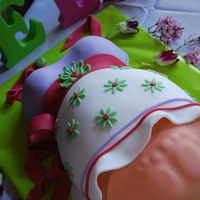 Baby Belly Shower Cake My latest baby belly cake. The 2nd one with feet showing.