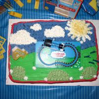 Thomas The Tank Engine This cake was for my son's 4th birthday. It is all buttercream frosting.