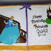 Cinderella Story Book This cake is my first cake to sell!! I carved the cake into an open book, but it is hard to tell in the picture. The bookmark is not edible...