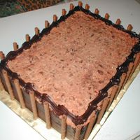 German Chocolate Business Party Cake This is the other cake I did in conjunction with the Italian Cream cake.