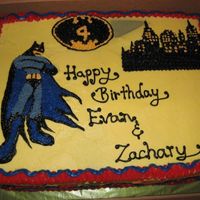 Batman Cake Due During The Same Week As The Backyardigans. This is my second cake that was due in the same week as the Backyardigans cake after my vacation from decorating.
