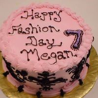 Fashionista Birthday Cake - Can't You Tell My Tendonitis Is Kicking In ?? This was the last cake I did before my tendonitis was absolutely killing me. I apologized to the client but they were happy with it. I...