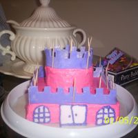Castle Cake I did this cake for my daughter's 1st birthday. She loved eating it.