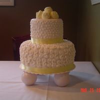 My Uncles Wedding Cake This is my second fondant cake. It made a 50 mile trip with a very angry husband driving like a maniac.