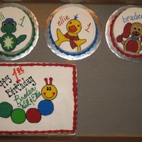 Baby Einstein Made for triplets' first birthday.