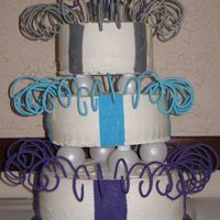 16Th Birthday I made this cake for a friends daughters 16th birthday party. She wanted a cake that looked modern and had a fun look. I made all of the...