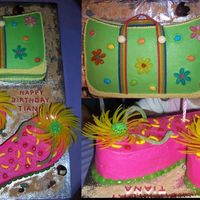 Party At The Beach My 2 year old niece loves shoes and purses.....so i thought I would improvise and do something a bit different - flip flops and a beach bag...