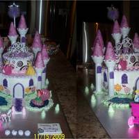Princess Castle Cake Made this for my niece's third birthday.....She loves princesses so it was obvious....she needed this cake for her birthday!