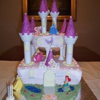 Princess Cake Cake using Wilton Romantic Castle Kit. After I made this cake once, its the most commonly requested cake for little girls.