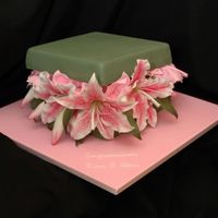 Elena And Dean's Engagement Cake This is just an 8 inch square with a lid also made from cake, all covered in fondant and sponged to get the colour just right. The...