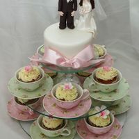 Tea Cup Cup Cakes I have to thank kylielam2005 for the inspiration for this cake. I took the idea from her beautiful cupcakes in tea cups which she posted...