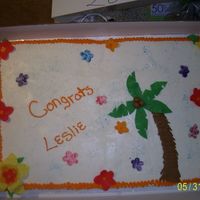 Grad Cake i did this cake for my best friends graduation.. the tree should have been bigger but we both liked how it came out