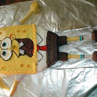 Spongebob Cake This was my first really involved cake. Everything is edible.