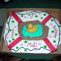 Life Preserve Pull-A-Part Cupcake Another pull-a-part cupcakes Done in buttercream with marshmallow fondant dots, rope and red lines.