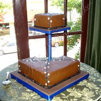 Sculpture Garden Decorated for someone that was getting married in the sculpture garden in Minnesota, they wanted the cake to look like a piece of art....