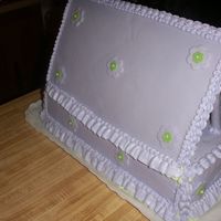 Jewlry Box back side of "mirror lid"