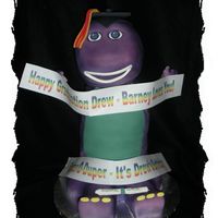 Graduation Barney This was for a graduation party that happened to fall on his 21st birthday. His mom wanted to give him his favorite character from when he...