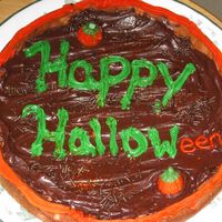 Halloween Cookie Cake just messin around