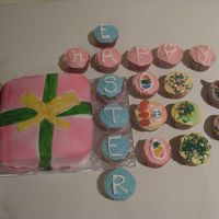 Easter Cake cake & cupcakes