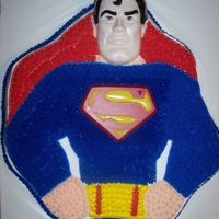 Superman My first paid job, made last year for the son of one of my husband's co-workers.