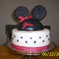 Minnie Mouse Bon Voyage I made this cake for a co-worker who is moving to Orlando - her DH got a job at Disney World. Everything is edible except the ears and...
