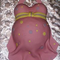 Belly Cake Final cake from the tutorial I created and posted here. Tutorial link: http://babycakescakedecorating.com/Documents/How%20to%20Make%20a%...