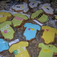 Baby Shower Onesies These took FOREVER. These were just a suprise for a very good friend (her brother's shower) [Shameless Self-promotion]. Every time I...