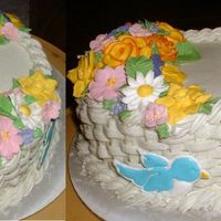 Calss Two Final I had a lot of fun making the flowers, and placing them. I definitely want to make more cakes like this again.