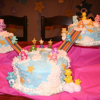 Care Bears Care Bears cake for my daughter's 5th birthday