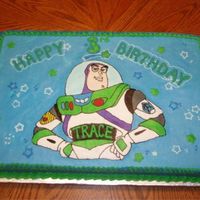 Buzz Lightyear This is my first attempt at FBCT. Thanks to all the great pictures and advise here at cakecentral, I feel it came out great! I'm so...