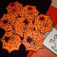 Spider Web Cookies My SIL suggested I post these pictures of cookies for my daughters halloween party at school. I used the rolled chocolate cookie recipe...