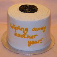 Another Toilet Paper Cake I did one of these a few years ago and had the picture in an album. Someone saw it at work and requested it for one of our co-workers....