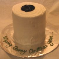 Toilet Paper Cake Inspired by many of the cakes on CC. Devil's Food and Golden Yellow cake with buttercream frosting.