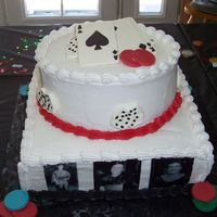 Poker Graduation Party I made this for a friend who just graduated with a Masters Degree. His wife wanted to include photos from childhood to cuirrent day as well...