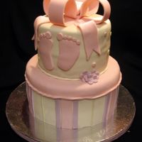 Baby's Feet This cake was created for a baby shower. The idea was taken from a cake by Sharon's Sugarshack. Thank you Sharon! The cake is covered...