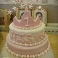 Birthday Cake 1St another view of my daughters first birthday cake