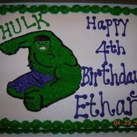 Hulk Cake 