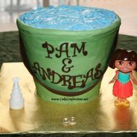 Bucket_Of_Water_Bridal_Shower_.jpg Bridal shower cake done for my girlfirend and her finace. Obniously there is an inside joke that goes with this cake..