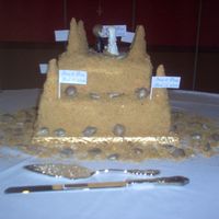 Sand Castle Wedding C Ake 