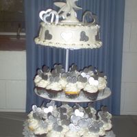 Cupcake Anniversary Cake 