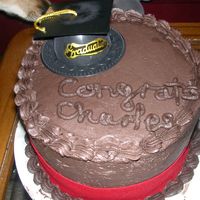 Cornell 06 Made this cake for my boyfriend's graduation. Chocolate cake, Oreo filling, Choc BC.