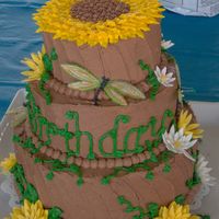 Sunflower Birthday Cake additional view