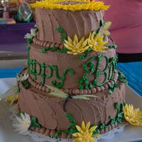 Sunflower Birthday Cake alternate view