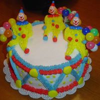 Clown Cake This is my final cake for Wilton 1