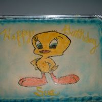 Tweety This girl just loves Tweety.