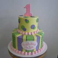 Baby Shower frosting and fondant decorations