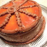 Dobos Torte This is my first Dobos Torte. I am part Hungarian, so this is something I must perfect! It is six layers with a cracked caramel top. It was...