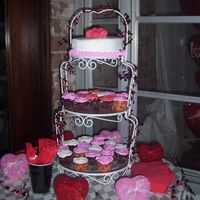 Valentine's Cake/cupcakes 