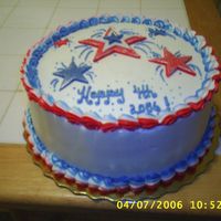 S4010315.jpg Ok, So I'm finally getting around to loading pictures of cakes I'd done months ago! Stars were done in fondant.